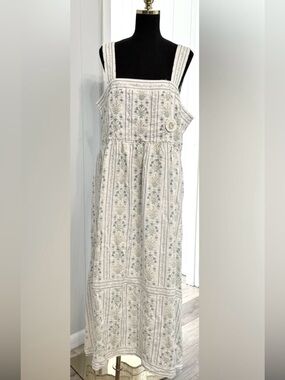 #13)  NWT Spartina 449 100% Linen Dress ( photo #2 true color)